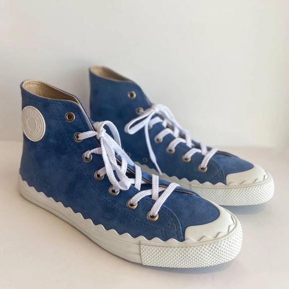 Chloe sneakers! Worn once to see if they could fit but were tight. Size 10 or 41 - Picture 7 of 7